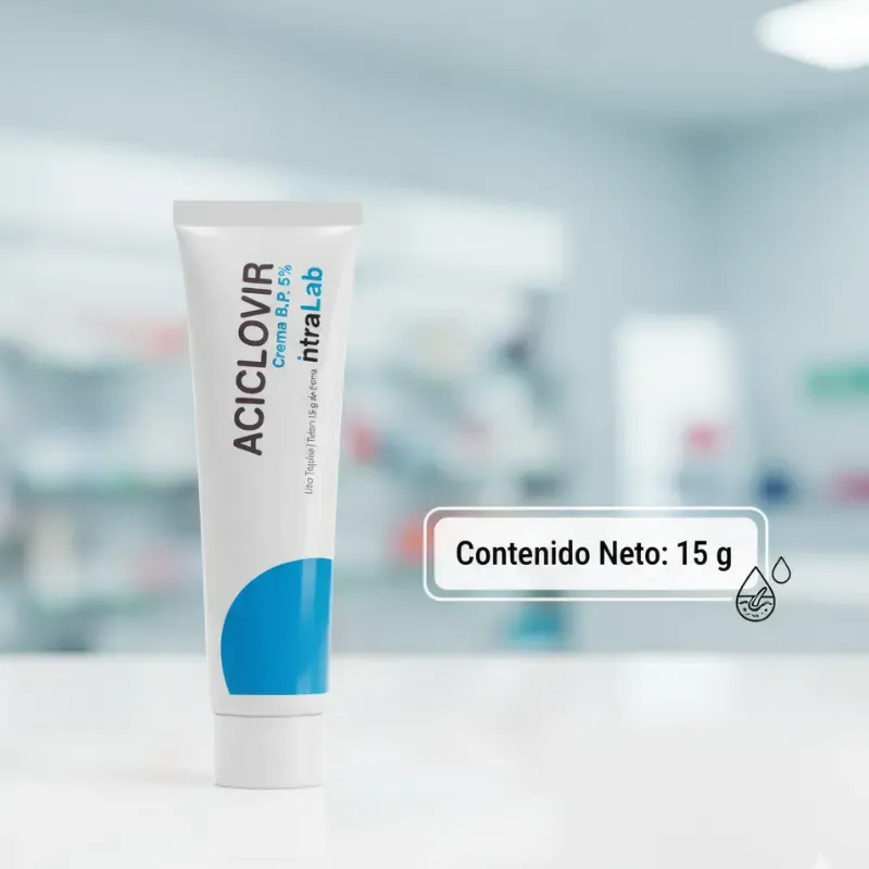 ACICLOVIR ( 5% ,15g ) (VENCE 2-27)