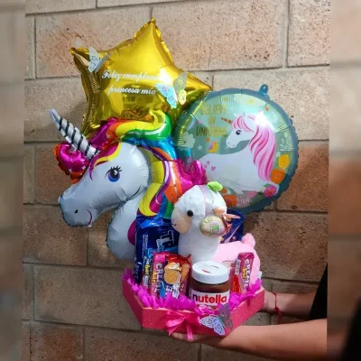 Caja hexagonal gigante