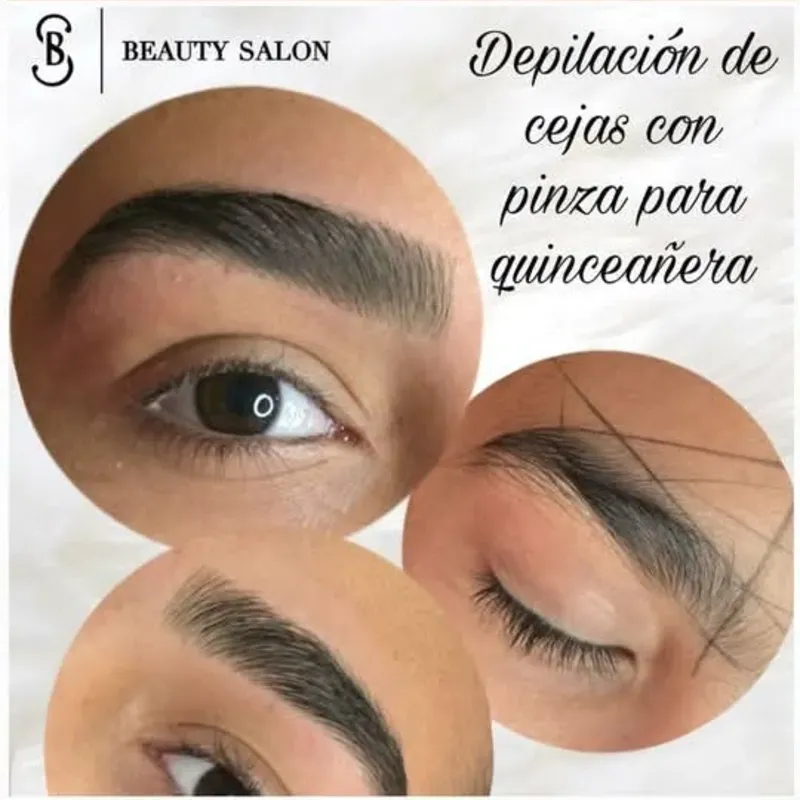 Depilación de cejas con pinza