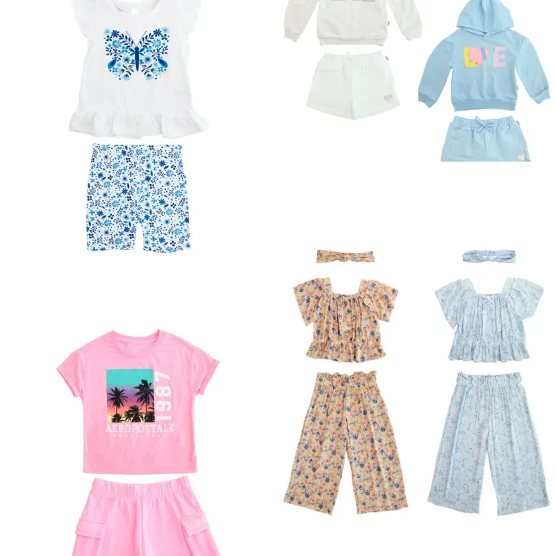 Set de Conjuntos de Ropa Infantil con Accesorios (Hembra)