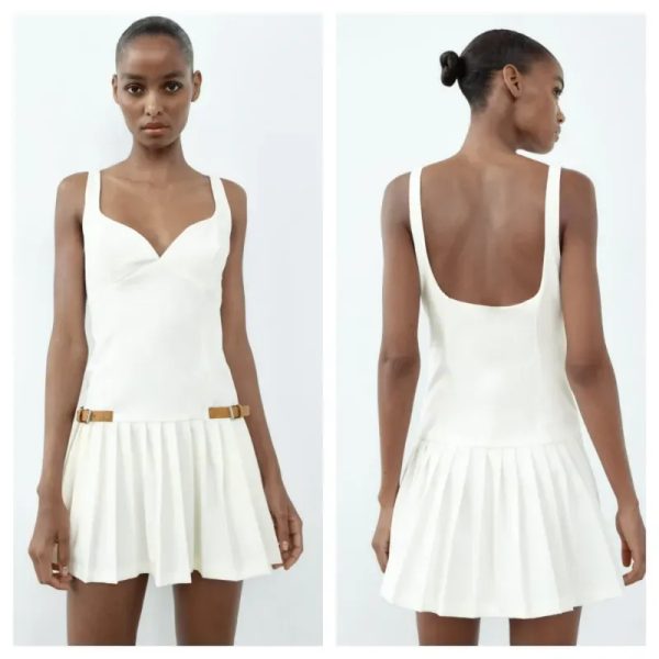 Vestido Zara hebillas