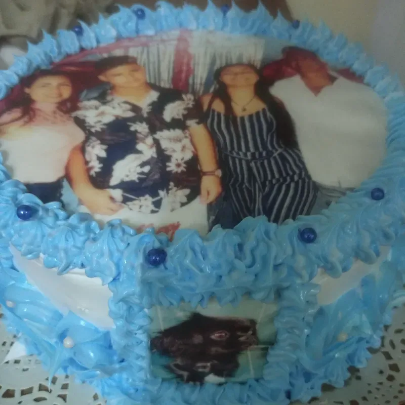 Redondo con papel comestible