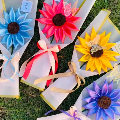 Girasoles de Colores