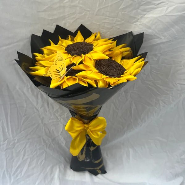 Ramo de 5 girasoles eternos