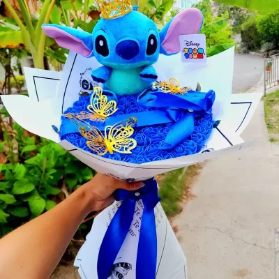 Ramo de foami con stich 