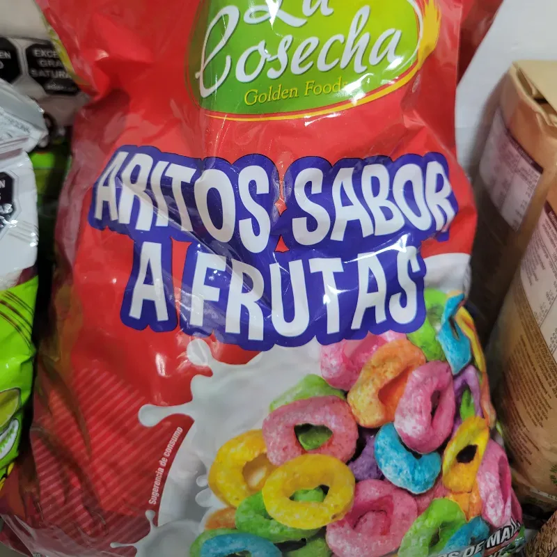 Cereal Aritos sabor a frutas