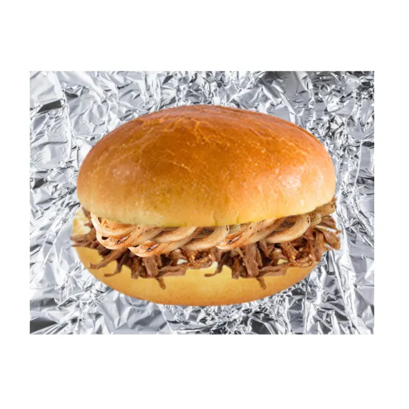 Lechón con Pan (Sándwich de Lechón Asado al Carbón, Cebolla y Mojo Cubano)