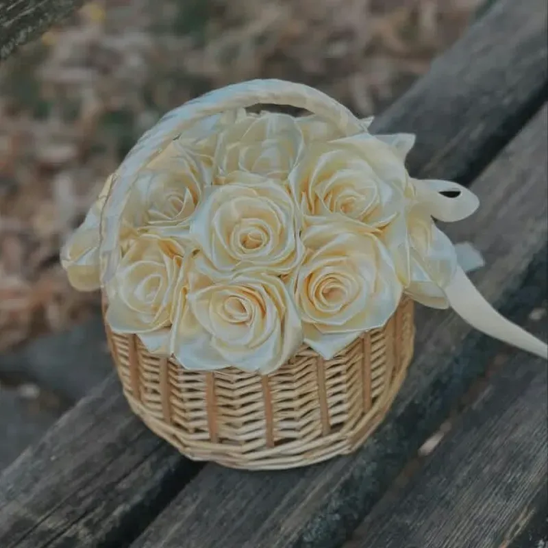 Cesta de rosas