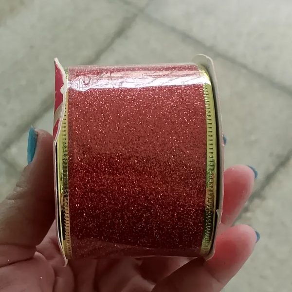 Rollo cinta ancha rojo 5cmx2.7m