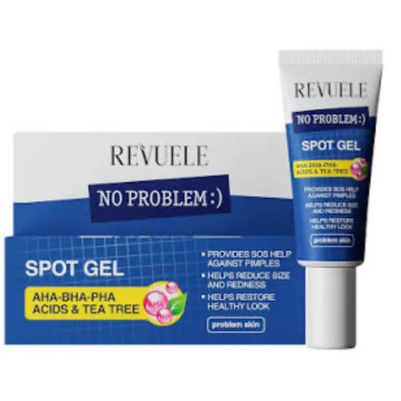 Spot acné con ácido salicílico y glicólico.