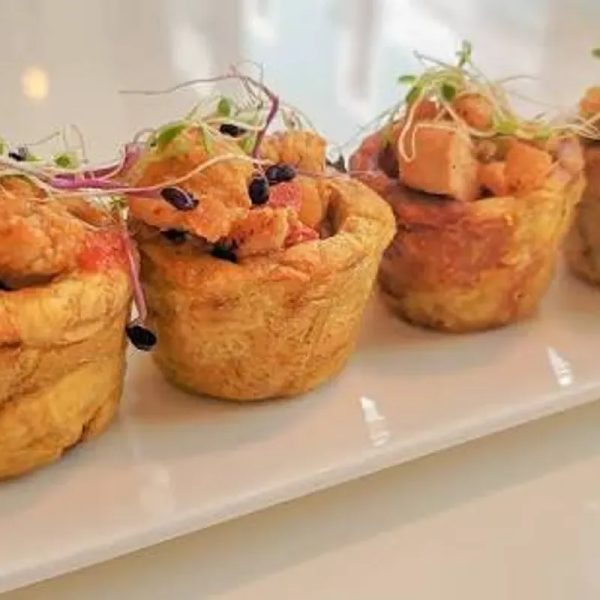 Tostones de atún y queso