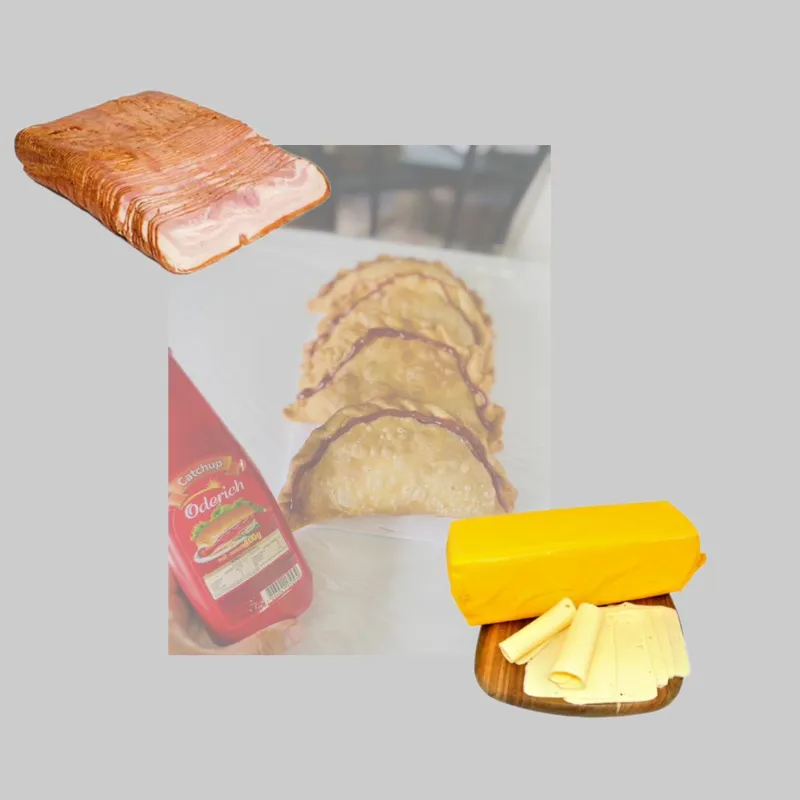 Empanada beicon y queso gouda