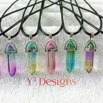 Collares con Dijes de Cuarzo