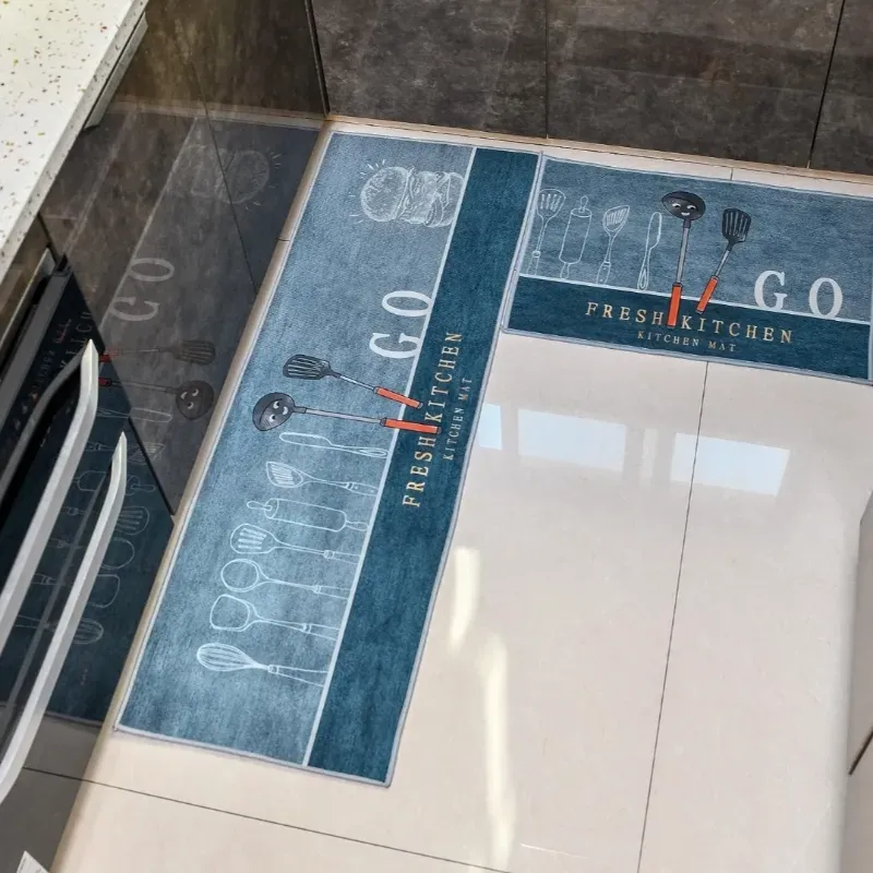 Juego de 2 alfombras de cocina