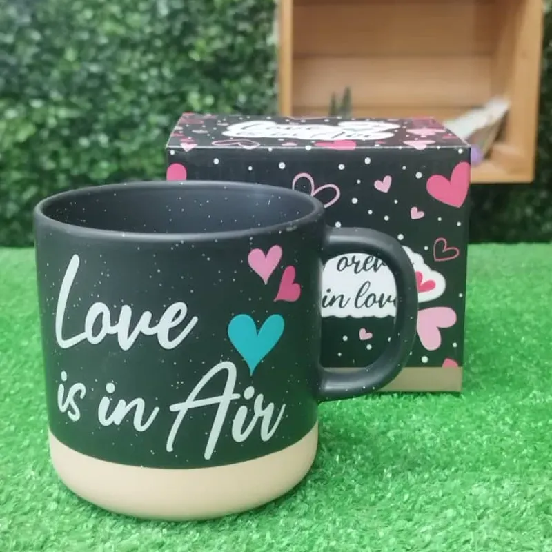 Jarra grande de cerámica-Negro Mate [ Love is in air]