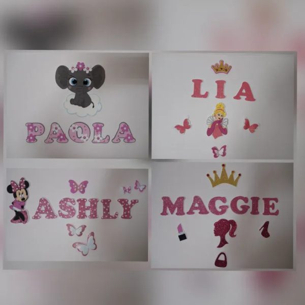 Nombres para pared