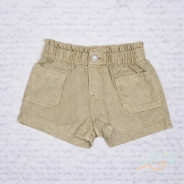 Short beige mezclilla H&M