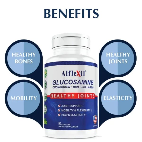 Glucosamina + Chondroitin +Collageno 90 Tabletas