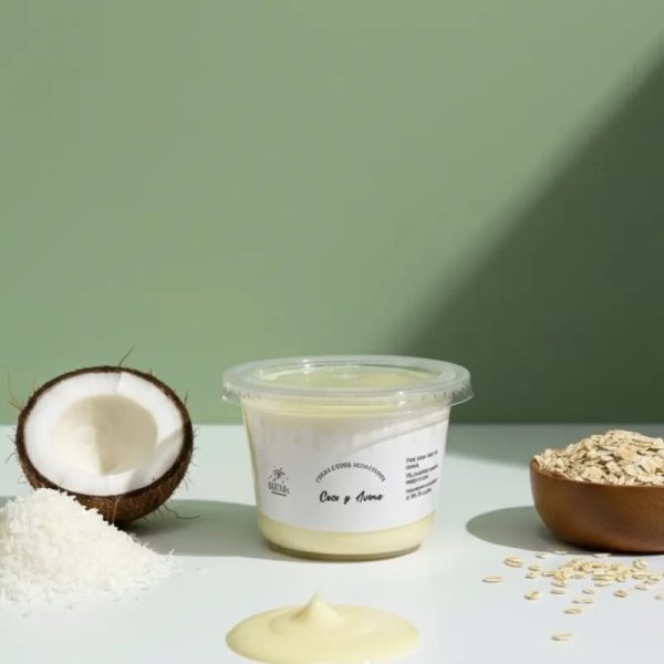 Crema Súper Hidratante de Coco y Avena