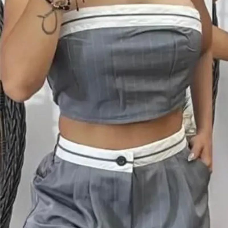 Conjunto de pantaloneta azul