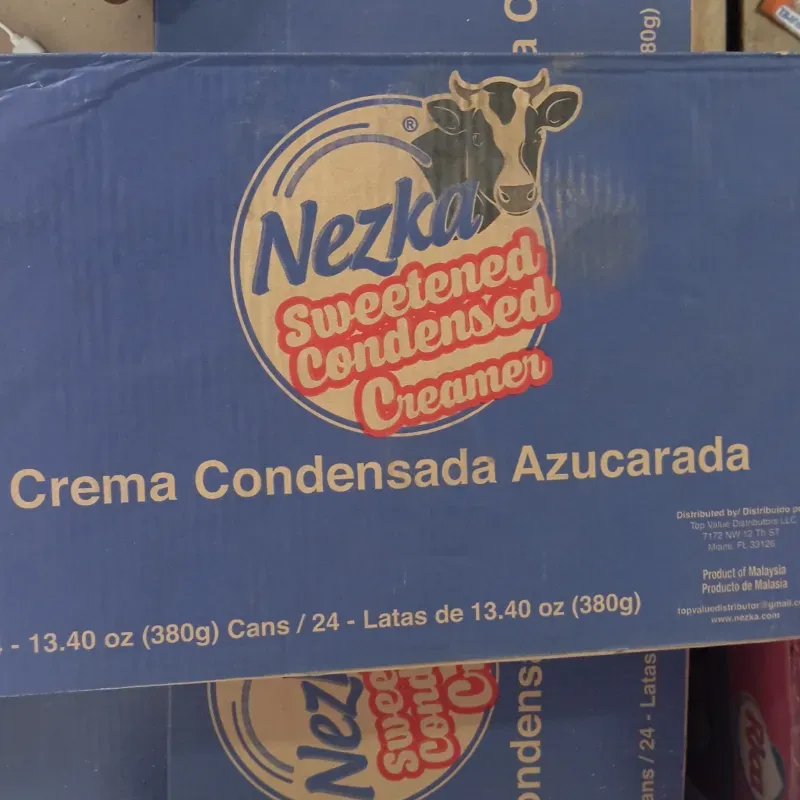 Caja de leche condensada