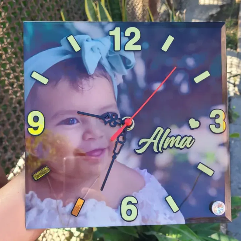 Reloj de Cristal Personalizados
