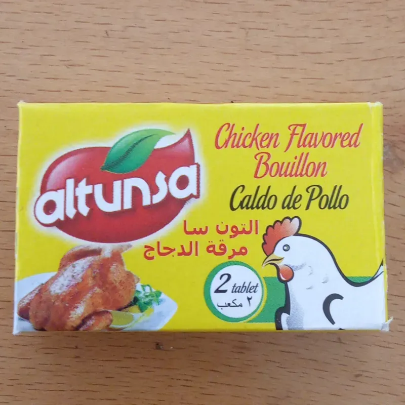Caldo de pollo 2 cuadritos