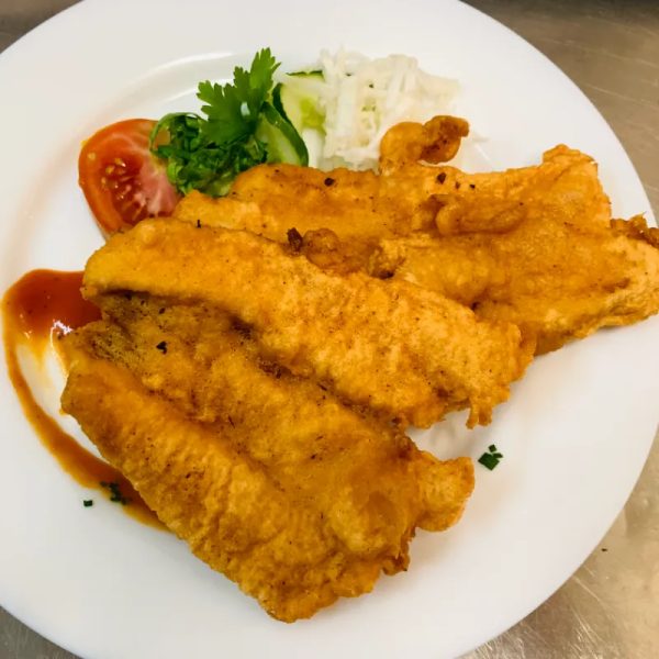 Filete de pescado empanado