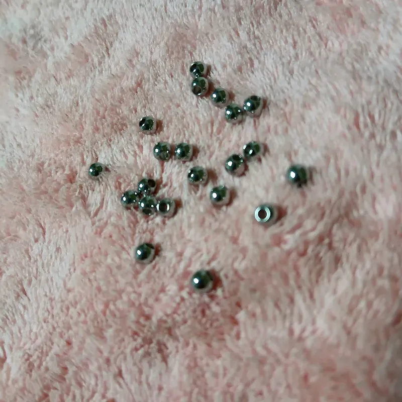 Balines plateados acero inoxidable 4 mm