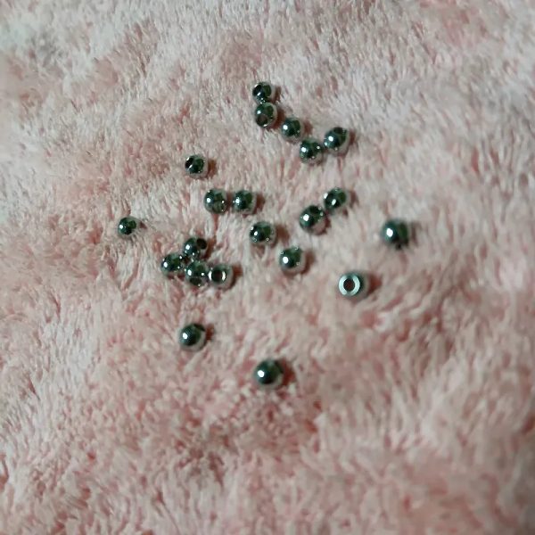 Balines plateados acero inoxidable 4 mm