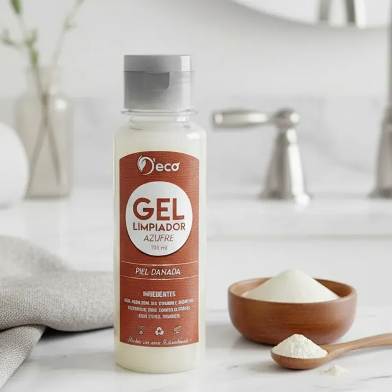 Gel limpiador Azufrado 120ml (D´eco)