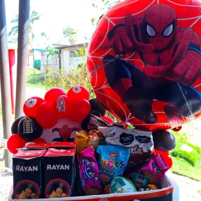 Caja de spiderman