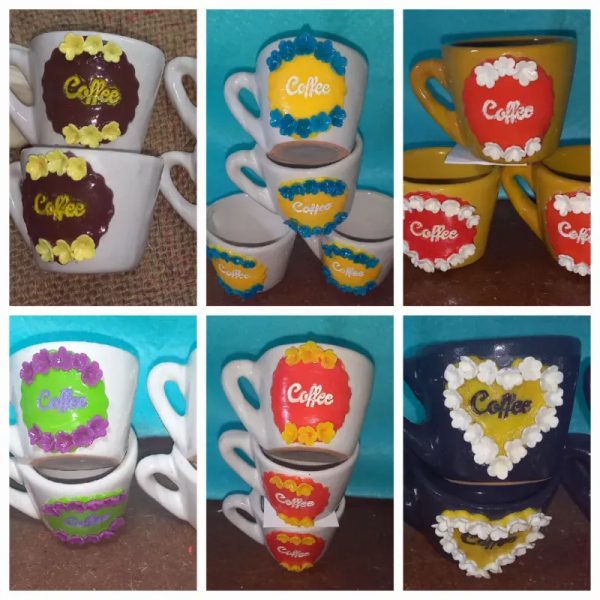 JUEGO DE 4 TACITAS DE CAFE- 1500