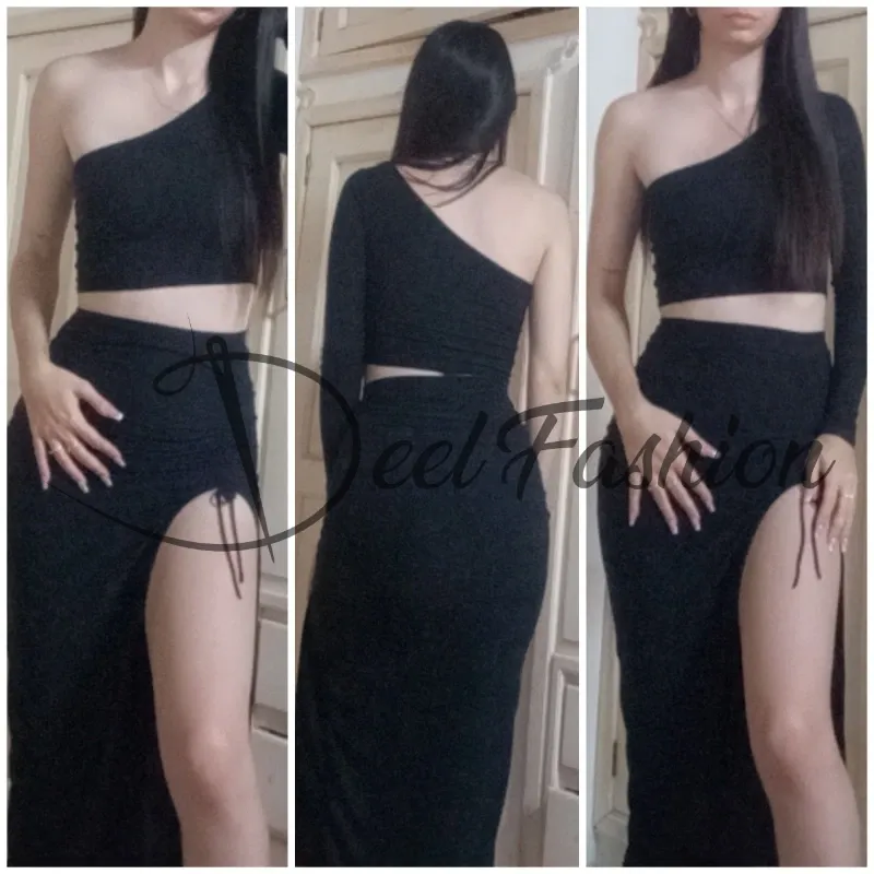 C Afrodita largo con manga larga