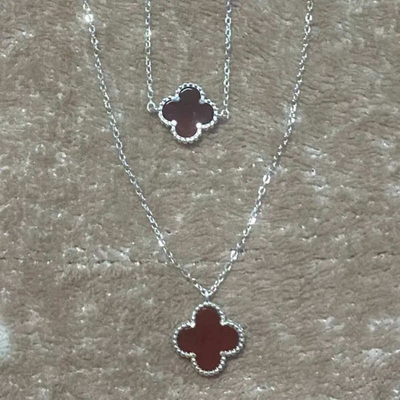 Conjunto de Pulsera + Cadena Van Cleef Plata de Ley S925