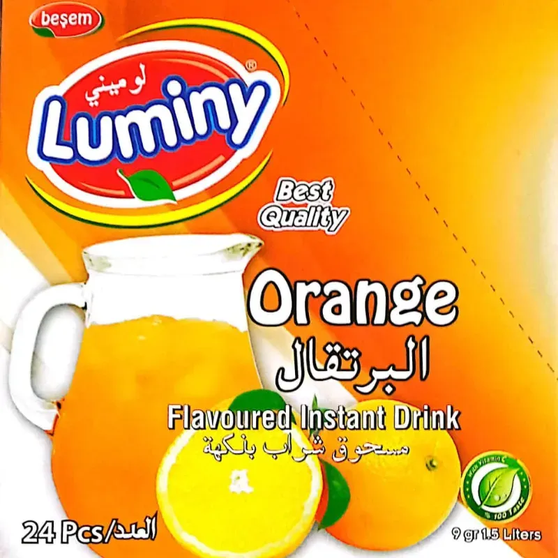 Refresco instantáneo luminy (Naranja)