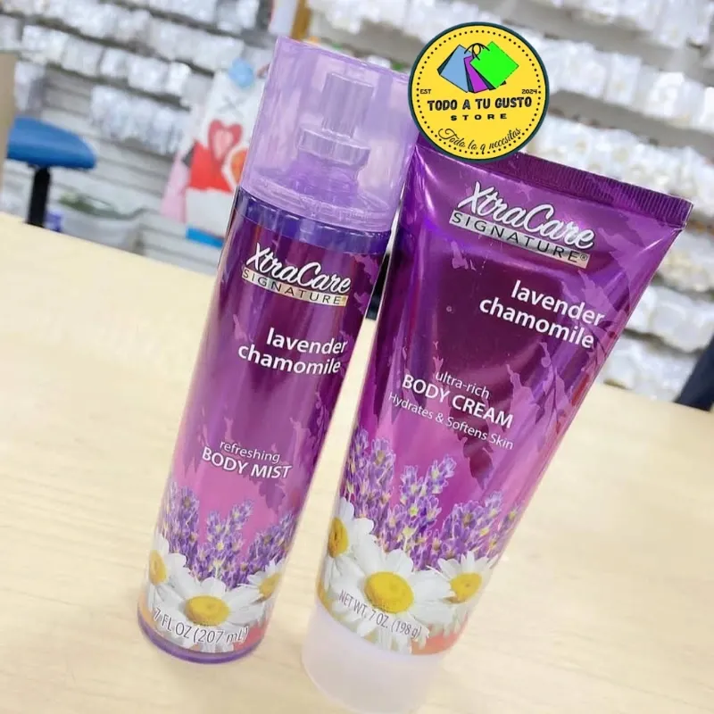 Colonia y crema corporal