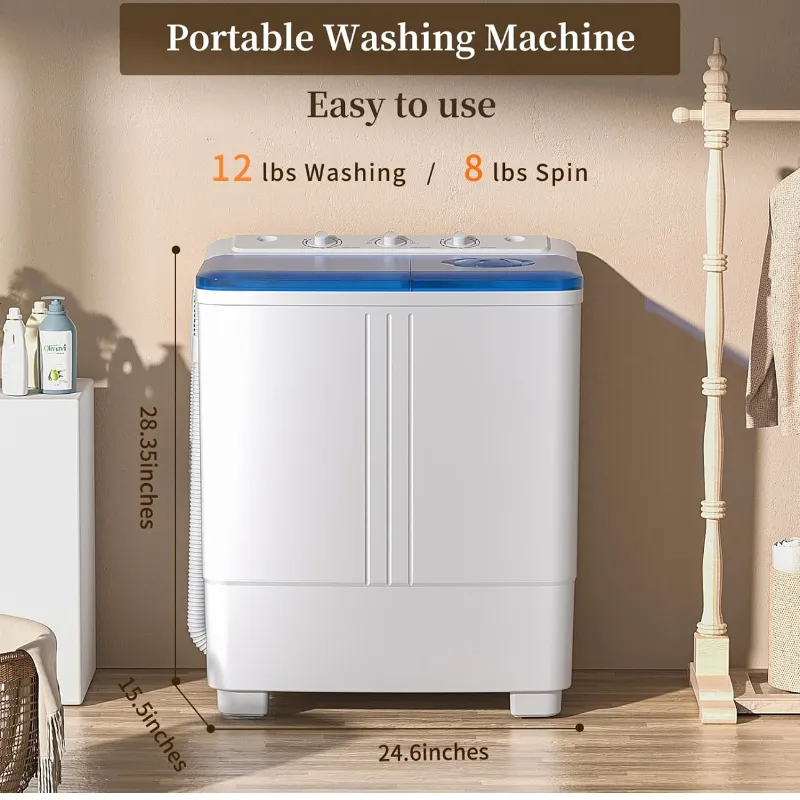 lavadora semi automática 20 Libras