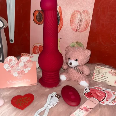Consolador Vibrador de Empuje