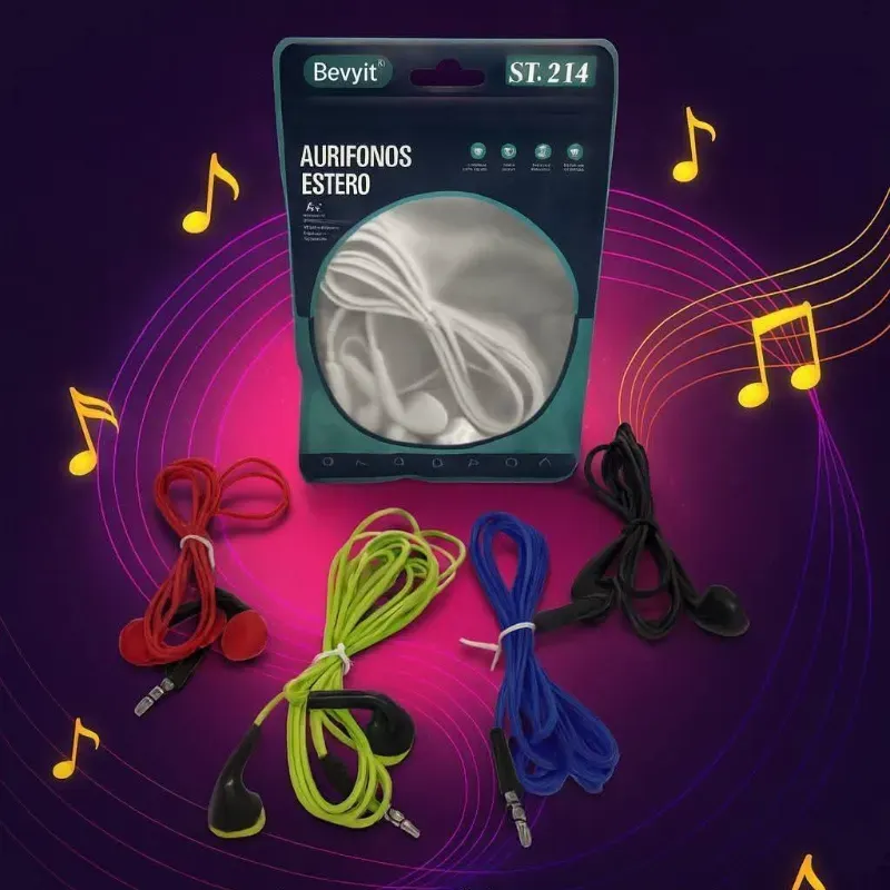 Audífonos de cable