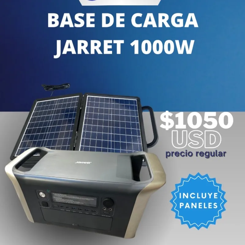 BASE DE CARGA JARRET 1000W