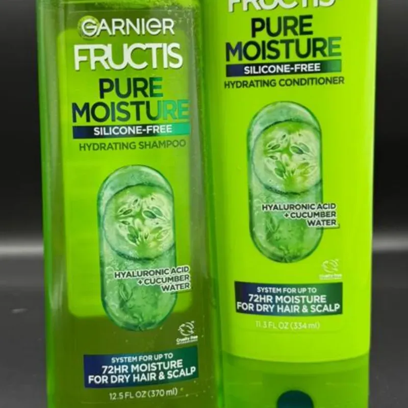 ✨ Shampoo y Acondicionador GARNIER FRUCTIS Pure Moisture