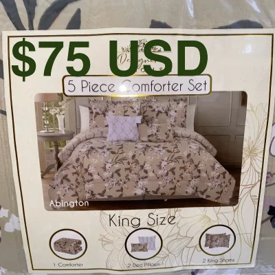 Set Edredón King Size 75 USD