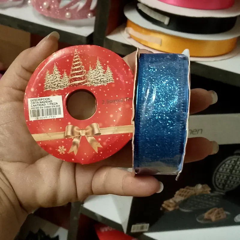 Rollo cinta azul rey 2.5cmx2.7m