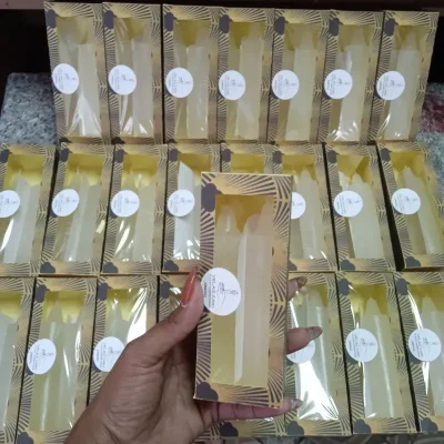 Estuche de 2 velas cilindricas