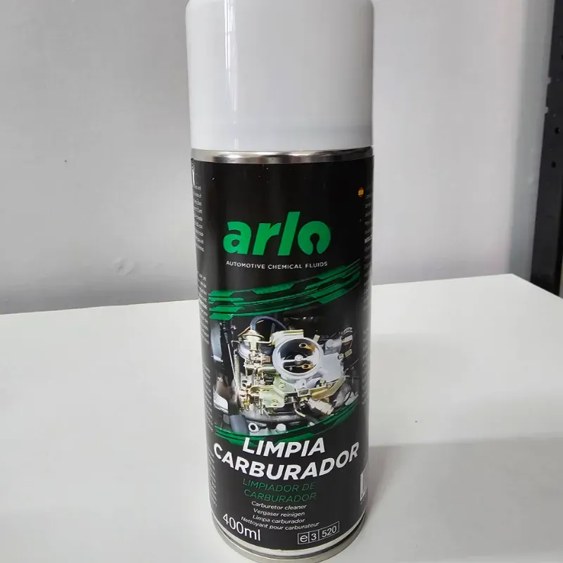 LIMPIADOR DE CARBURADOR 400ML. Elimina barnices y carbonilla.