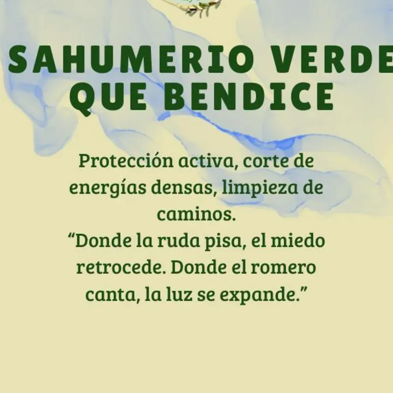 VERDE QUE BENDICE
