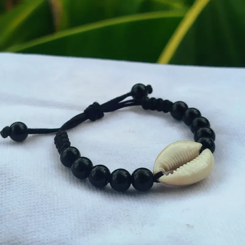 Pulsera Onix y Cauri