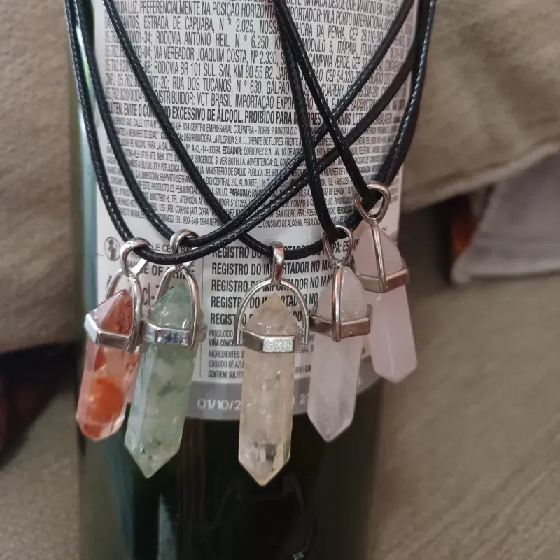 Péndulos de cuarzo encapsulado