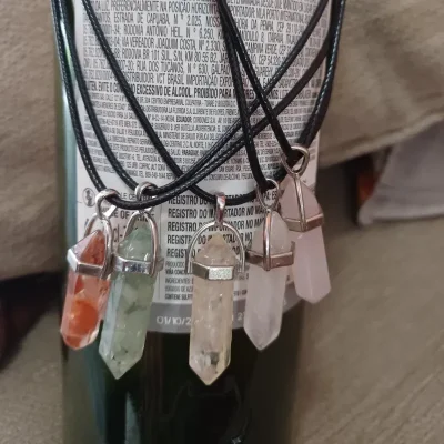 Péndulos de cuarzo encapsulado